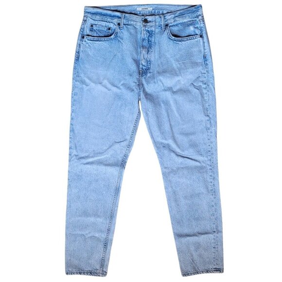 32 GRLFRND Karolina Never Again High Rise Button Fly Distressed Skinny Mom Jeans - Picture 1 of 11
